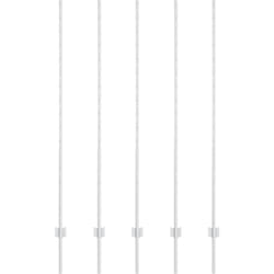 Poteaux de clôture 10 pcs U-Channel 160 cm Acier galvanisé vidaXL