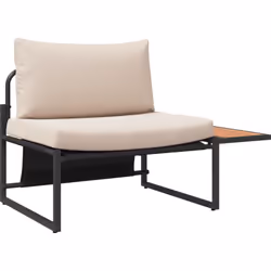 Ce canapé de jardin mixe style moderne et confort, ajoutant une belle touche à ton espace extérieur. Avec ses couleurs taupe  ...