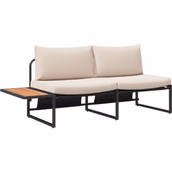 Ce canapé d'extérieur est un choix essentiel pour n'importe quel balcon ou espace extérieur, combinant style et praticité pou ...