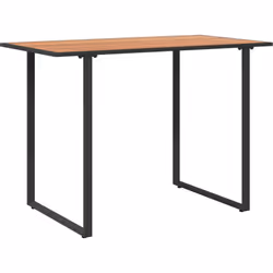 Cette table de repas de patio mixe style et praticité pour tes repas en extérieur. Avec sa belle finition marron et son cadre ...