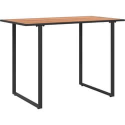 Vidaxl - Table de jardin Marron 100x55x70 cm dpc et Acier