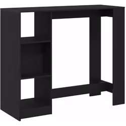 Cette table de bar moderne allie style et utilité pour votre salle à manger. Son design rectangulaire avec une texture lisse ...