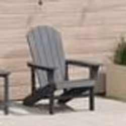 vidaXL Chaise Adirondack Gris Clair 74x82x91 cm HDPE