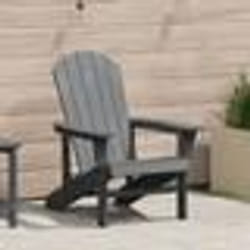 vidaXL Chaise Adirondack Gris Clair 74x82x91 cm HDPE