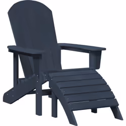 Cette chaise Adirondack apporte une ambiance sympa à ton espace extérieur, avec sa forme classique et son design confortable  ...