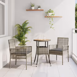 Cet ensemble table et chaises de repas d'extérieur est un super choix pour ceux qui cherchent un coin stylé et pratique pour ...