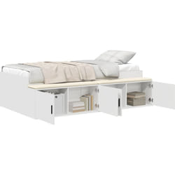 Vidaxl - Cadre de lit de rangement Blanc 80x200 cm