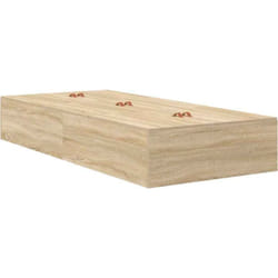 Cadre de lit Chêne sonoma 200 x 80 x 31,5 cm Bois d'ingénierie Vidaxl