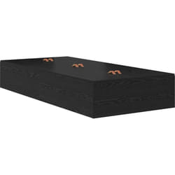 Cadre de lit Chêne noir 200 x 90 x 31,5 cm Bois d'ingénierie vidaXL