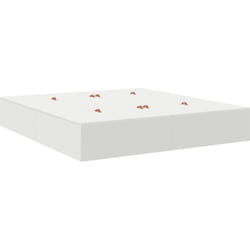Vidaxl - Lit de rangement Blanc 200x200 cm