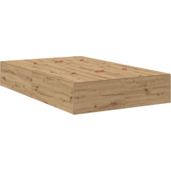 Vidaxl - Cadre de lit rangement en chêne Artisan 120x200 cm