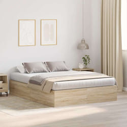 Cadre De Lit Chêne Sonoma 200 X 150 X 31,5 Cm Bois D'Ingénierie Vidaxl