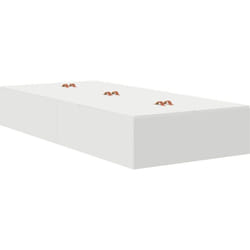 Vidaxl - Cadre de lit de rangement Blanc 90x190 cm