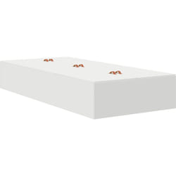 Vidaxl - Cadre de lit de rangement blanc 75x190 cm