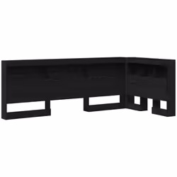 Cette tête de lit en L combine praticité et design minimaliste pour ta chambre. C'est un bon gain de place qui s'intègre parf ...