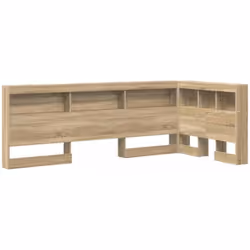 Cette tête de lit en L combine praticité et design minimaliste pour ta chambre. C'est un bon gain de place qui s'intègre parf ...