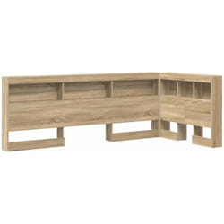 Tête de lit de rangement Chêne sonoma 90 cm Bois d'ingénierie Vidaxl
