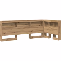 Cette tête de lit en L combine praticité et design minimaliste pour ta chambre. C'est un bon gain de place qui s'intègre parf ...