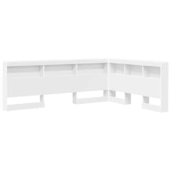 Tête de lit de rangement Blanc 160 cm Bois d'ingénierie Vidaxl