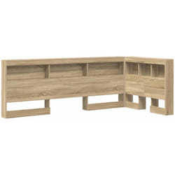 Tête de lit de rangement Chêne sonoma 75 cm Bois d'ingénierie Vidaxl
