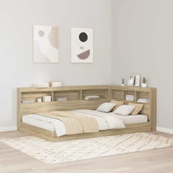 Tête De Lit De Rangement Chêne Sonoma 120 Cm Bois D'Ingénierie Vidaxl