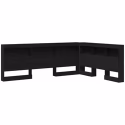 Cette tête de lit en L combine praticité et design minimaliste pour ta chambre. C'est un bon gain de place qui s'intègre parf ...