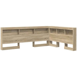 Tête de lit de rangement Chêne sonoma 140 cm Bois d'ingénierie Vidaxl