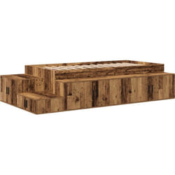 Vidaxl - Cadre de lit Vieux bois 100x200 cm