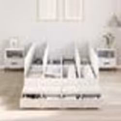 vidaXL Cadre de lit Blanc 120x200 cm 3335629