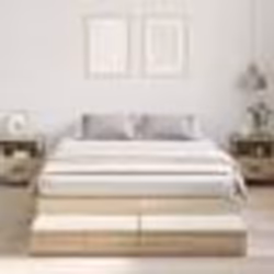 vidaXL Cadre de lit Sonoma Oak 140x200 cm 3335639