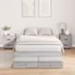 vidaXL Cadre de lit de rangement Gris Sonoma 120x190 cm 3335690