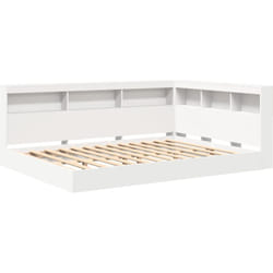 Vidaxl - Lit bibliothèque 2 pcs Blanc 140 x 200 cm Bois d'ingénierie