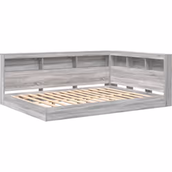 Ce lit étagère mélange fonctionnalité et style moderne, offrant une solution tendance pour ta chambre. Son design en L te per ...