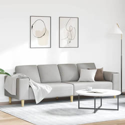 Vidaxl Ensemble De Canapés Gris Nuage Tissu
