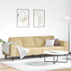 Vidaxl Sofa En Tissu Vert Gris 208 Cm Tissu En Velours Côtelé