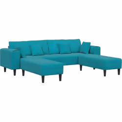 Ce canapé moderne en velours exhale sophistication et charme, combinant style contemporain et la touche luxueuse du velours. ...