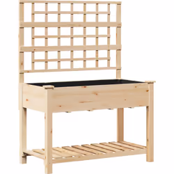 Cette jardinière en bois rustique est un super ajout à n'importe quel balcon ou conservatoire. Avec son design élégant en boi ...