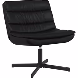 Cette Chaise Pivotante Noire Moderne mélange confort et style moderne, parfaite pour ta salle de séjour ou ton bureau. Ses li ...