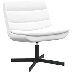 Chaise pivotante Blanc 63 x 75 x 76 cm Faux cuir vidaXL