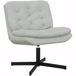 Cette chaise relaxante pivotante offre une touche moderne avec son design simple et fonctionnel et sa surface en velours doux ...