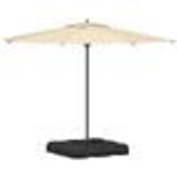 vidaXL Ensemble de base de parapluie en 2 pièces : 110 kg de sable ou 70 kg d'eau