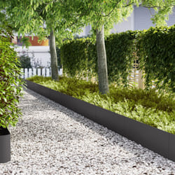 Bordures de jardin vidaXL 30 pcs Noir 100x0,5x30 cm Acier