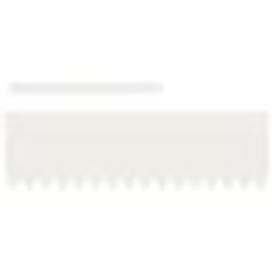 vidaXL bordures de pelouse 50 pcs blanches 100x0.5x30 cm en plastique