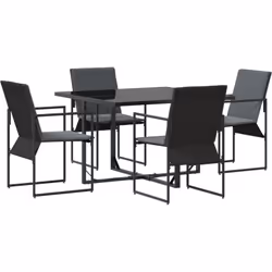 Cet ensemble de salle à manger extérieur extensible est tout sur le style et la praticité, parfait pour les hangouts en extér ...