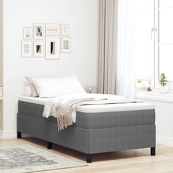 Cadre De Lit Gris Clair 80 X 200 Cm Tissu En Velours Côtelé Vidaxl