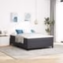 vidaXL Cadre de Lit Gris Foncé 140x200 cm en Tissu Côtelé 42006973