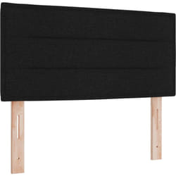 Tête de lit Design Lignes Noir 80 cm Tissu Vidaxl