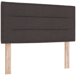 Tête de lit Hauteur réglable Manuel Marron foncé 80 cm tissu Vidaxl