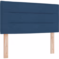 Cette tête de lit basse bleue amène une touche stylée à ta chambre, alliant design moderne et confort. Fait de bois solide et ...