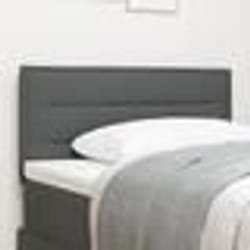 Tête de lit design Lines gris foncé 100 cm en tissu